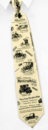 Antique Cars For Sale by Museum Artifacts cream silk ties