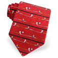 Golf Clubs red silk ties