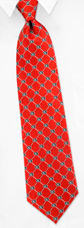 Georgia Woven by NCAA red silk ties