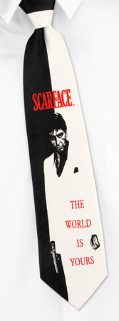 Scarface Poster Tie by Scarface -  Black Polyester