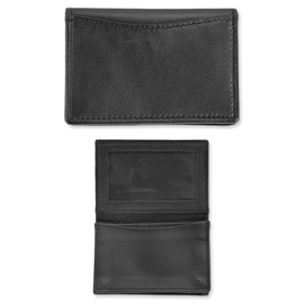Credit Card Bi-Fold Wallet by Gilton Co. - Black Leather Credit Card Bi-Fold Wallet by Gilton Co. - Black Leather