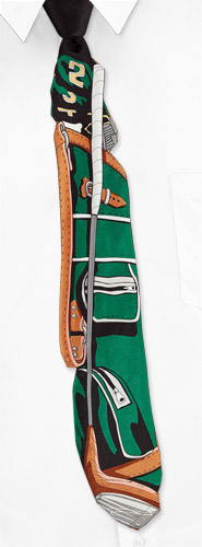 Golf Bag Shaped by Why-Knot blue silk ties