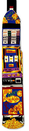 Slot Machine Shaped Tie by Why-Knot -  Black Silk