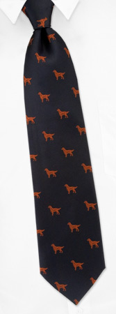 Irish Setter by Kay Nine Design navy blue polyester ties