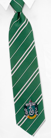 Harry Potter Ties - Slytherin House By Harry Potter Green Silk Ties