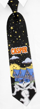 Casper and Trio by Casper black silk ties