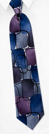 Garcia Ties - Bag Lady By Jerry Garcia Gray Silk Ties