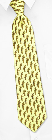 Lady Justice Tie by Oliver Fitz Neckwear -  Yellow Silk