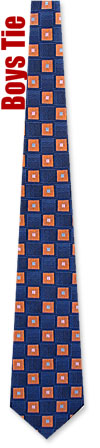 Boys Ties - Amusez By Principessa Blue Silk Boys Ties