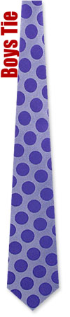 Boys Ties - Proficiency By Principessa Blue Silk Boys Ties
