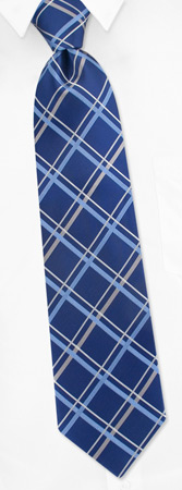 Cambridge Tie by Principessa -  Navy blue Silk
