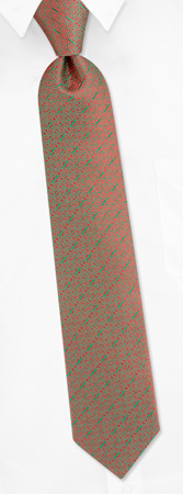 Seasonal Shimmer Boys Tie by Principessa Regale -  Red Silk