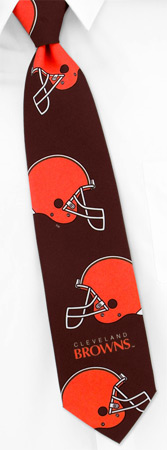 NFL Cleveland Browns by NFL brown polyester ties