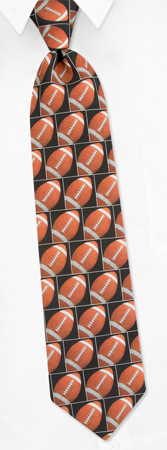 Football Sports Equipment - Football Blocks By RM Sports Black Polyester Ties