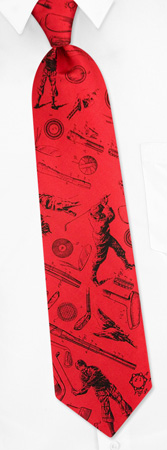 Golf Icons by RM Sports red silk ties