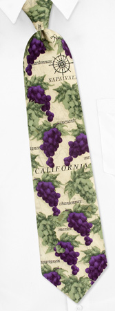 Wine Country by RM Style gold silk ties