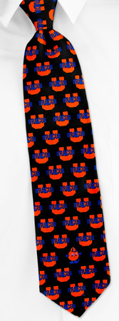 Syracuse University Logo Tie by NCAA -  Black Silk