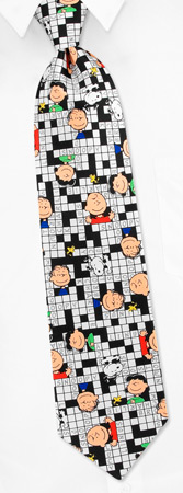 Crossword Puzzles - A Peanuts Crossword By Peanuts Gang White Silk Ties