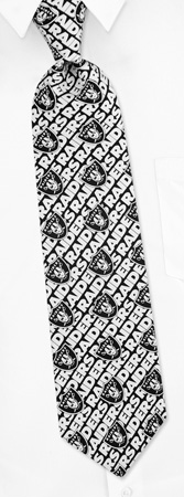 NFL Oakland Raiders Boys Tie by NFL -  Black Silk