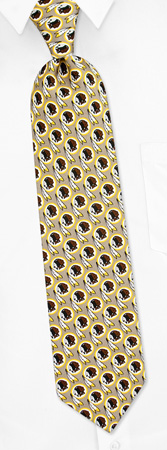 NFL Washington Redskins Boys Tie by NFL -  Gray Silk