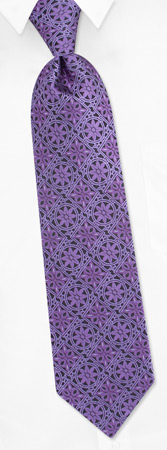 Phat Farm - Floral With Pocketsquare By Phat Farm Purple Silk Ties