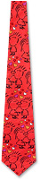 Loves First Kiss by Keith Daniels red silk ties