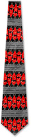 Happy Hearts by Keith Daniels black silk ties
