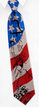 We the People by Wild Ties multicolor silk ties