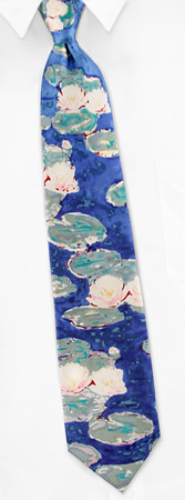 Waterlilies - Monet by Wild Ties multicolor silk ties