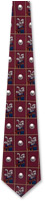 Golf Pro by Wild Ties burgundy silk ties