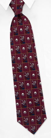 Golf Pro by Wild Ties burgundy silk ties