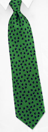 Field of Clovers by Wild Ties green silk ties
