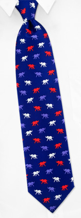 Vote Republican by Wild Ties blue silk ties