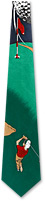 Fore Golf by Wild Ties navy blue silk ties