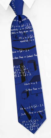 Geometry Tie by Wild Ties -  Navy blue Silk