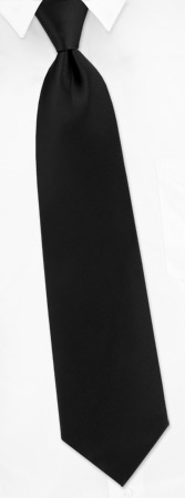 Black Tie by Elite Solid -  Black Silk
