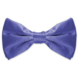 Blue Tuxedos - Wedgewood Blue By Elite Solid Blue Silk Pretied Bowties