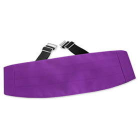 Royal Lilac Cummerbund by Elite Solid -  Purple Silk
