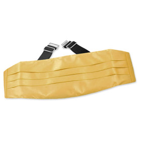 Tuxedos - Rich Gold By Elite Solid Gold Silk Cummerbunds