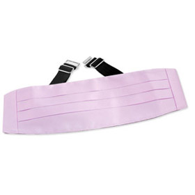 Baby Lilac Cummerbund by Elite Solid -  Lavender Silk