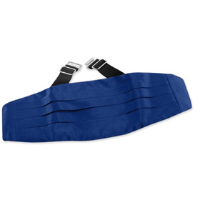 Tuxedos - Navy Blue By Elite Solid Navy Blue Silk Cummerbunds
