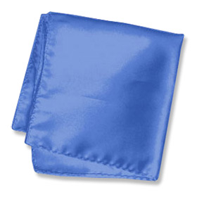 Cadet Blue Pocket Square by Elite Solid - Blue Silk Cadet Blue Pocket Square by Elite Solid - Blue Silk