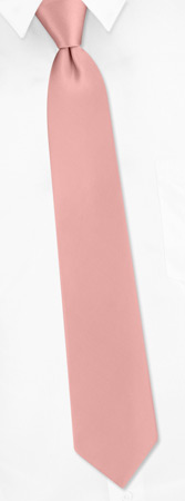 Narrow Ties - Bridal Rose (narrow) By Elite Pink Silk Narrow Ties