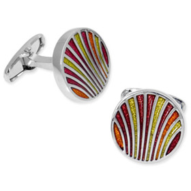 Fanfare Cufflink by Enrico Pardini - Silver Metal Fanfare Cufflink by Enrico Pardini - Silver Metal
