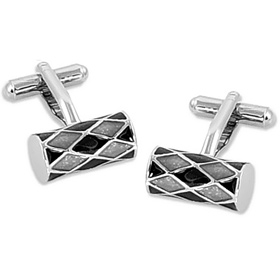 Mastery Cufflink by Enrico Pardini -  Silver Metal