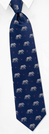 Republican by Tango - Max Raab navy blue silk ties