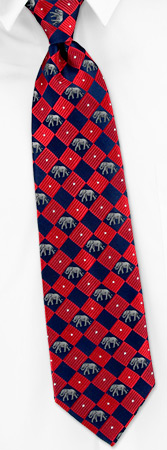 Republican Diamonds by Tango - Max Raab red silk ties