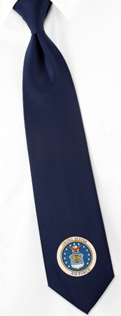 Air Force by Parquet Novelties navy blue polyester ties