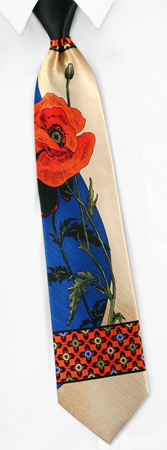 Poppy by Electric Neckwear multicolor silk ties