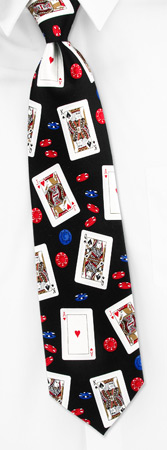 Poker Royalty by Tango - Max Raab black silk ties